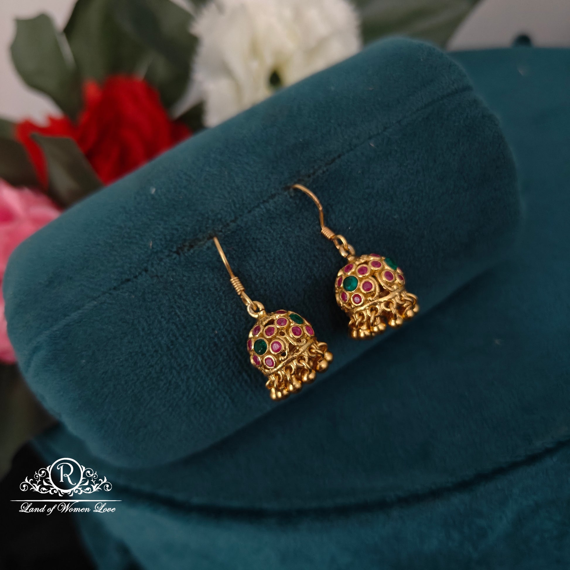 earrings 92.5 silver simple and cute hangings -rchk0168 92.5 silver ramala jewelry / ramala collections