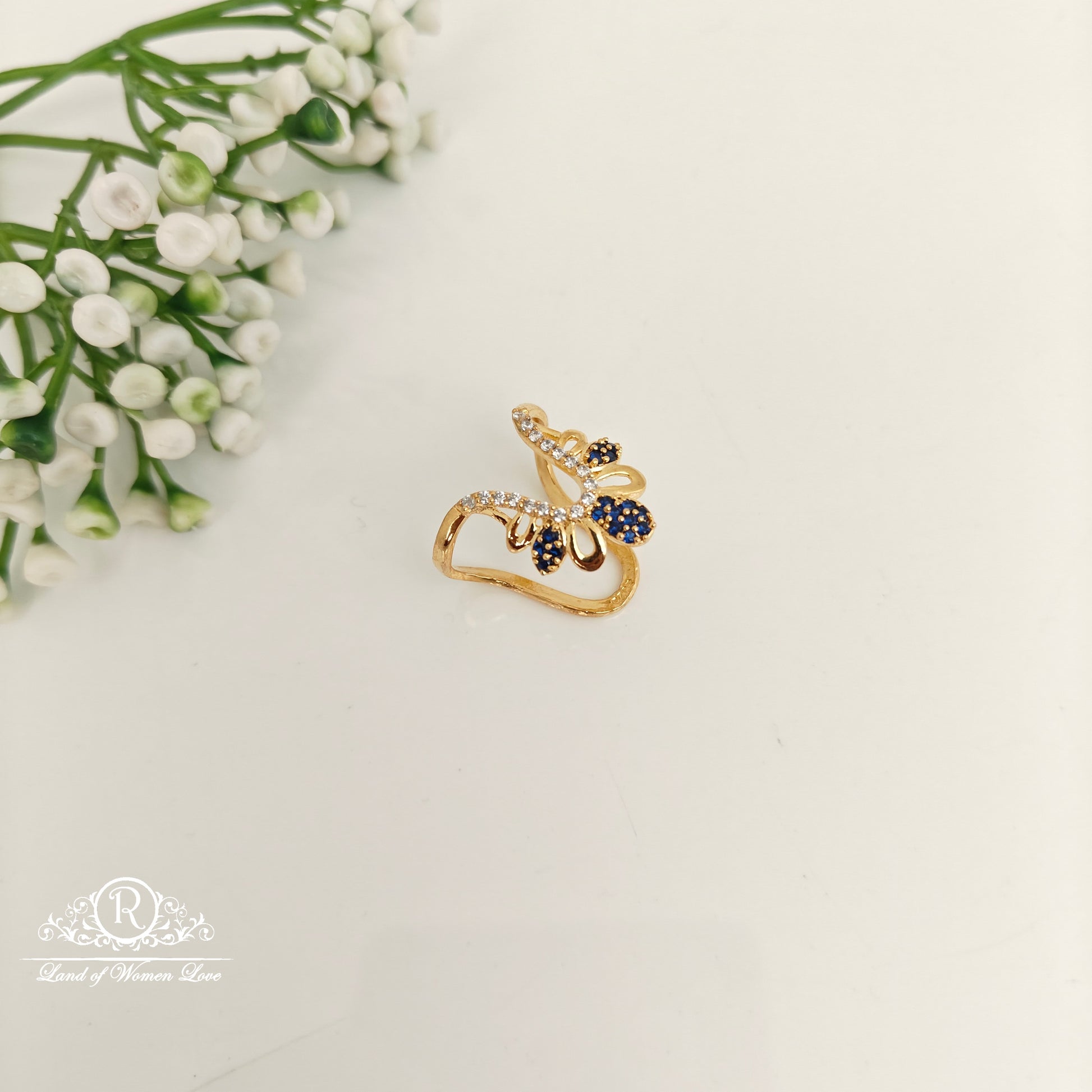 ring 92.5 silver simple and cute cz- stones vanki ring cz 92.5 silver ramala jewelry / ramala collections