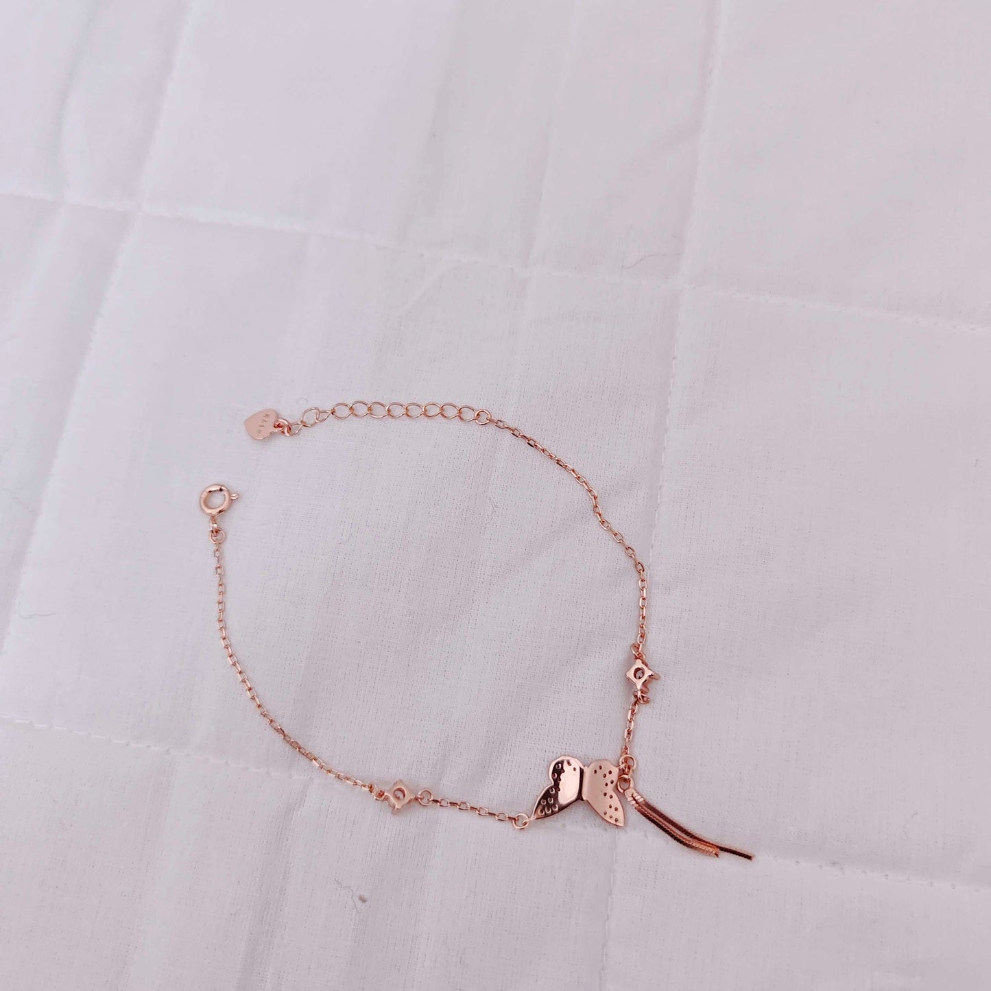 Silver rose gold polish Breslet -RCG043