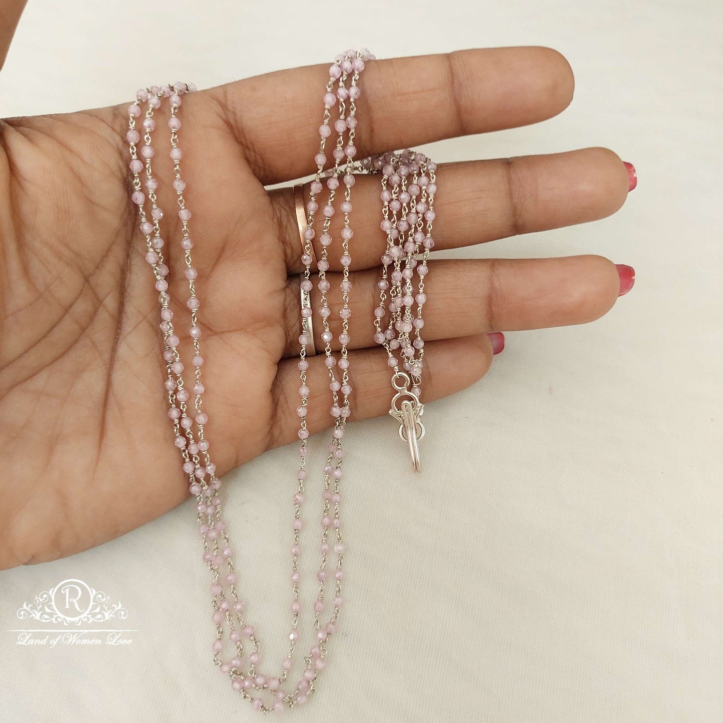 Silver Beads Chain-H113