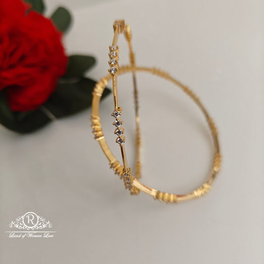 92.5 silver simple and Cute Bangles - RCBG01-1