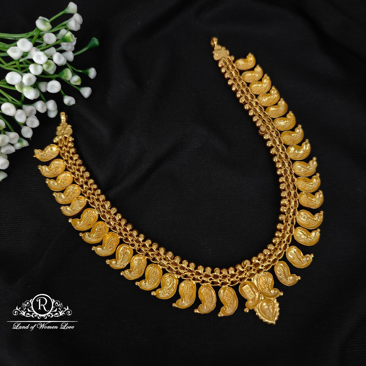 Silver beautiful mango design haram-RCNS003