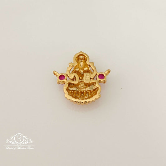 Silver Lakshmi Devi locket-RCSD12
