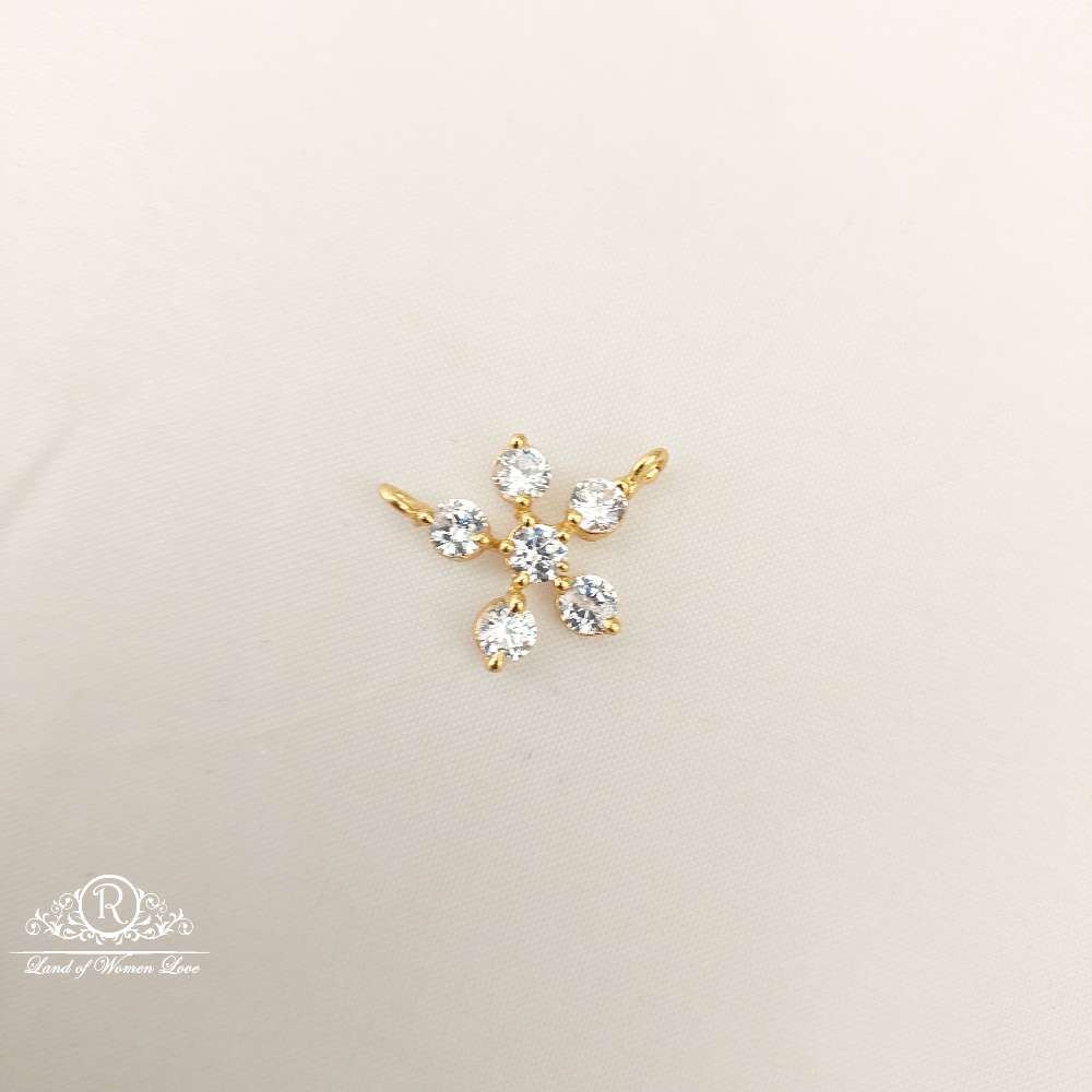 silver small six stones locket-jr64 92.5 silver ramala jewelry / ramala collections