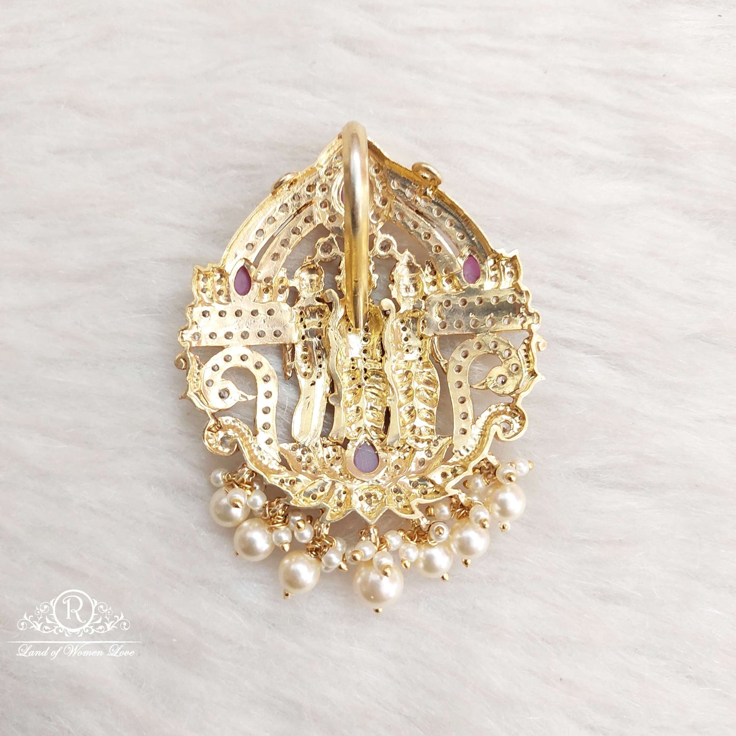 Silver Ramparivaram Locket-S809