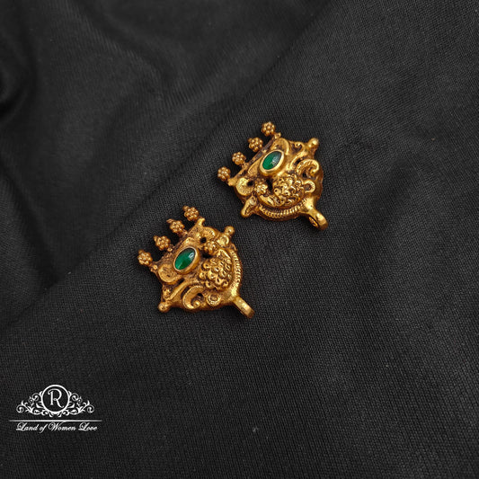 92.5 silver peacock design nakshi side lockets-rcm1145 92.5 silver ramala jewelry / ramala collections