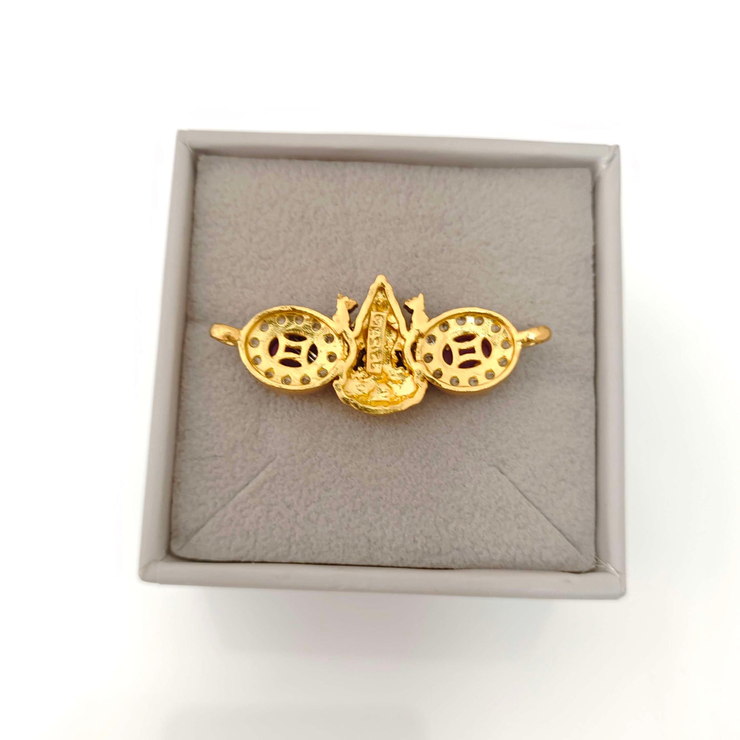 Silver Lakshmidevi Mala Locket-RCM721