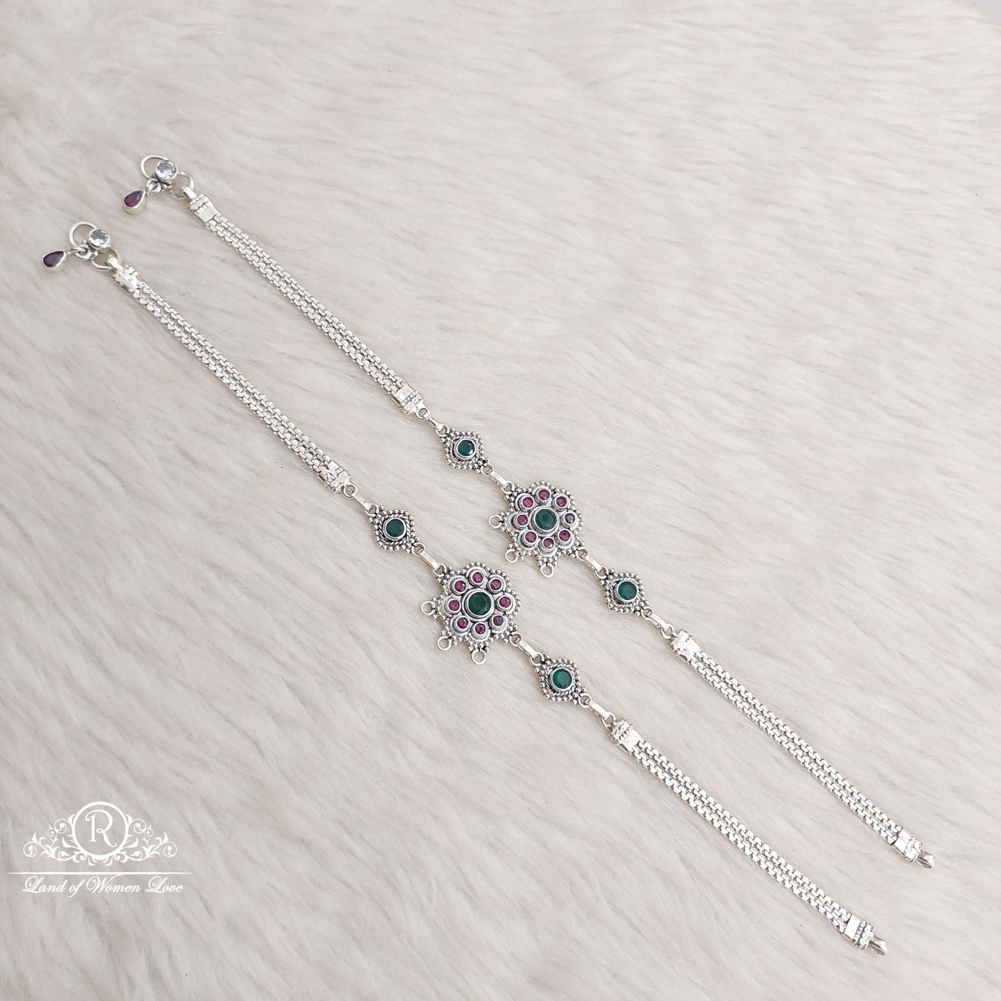 Silver Anklets-RA56