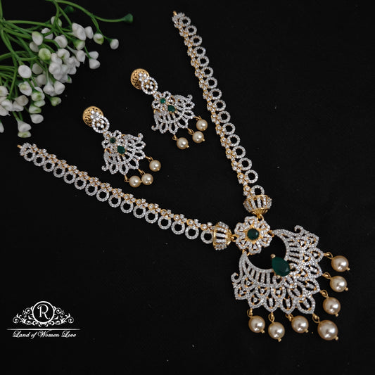 earrings silver simple and cute necklace with earrings 92.5 silver ramala jewelry / ramala collections