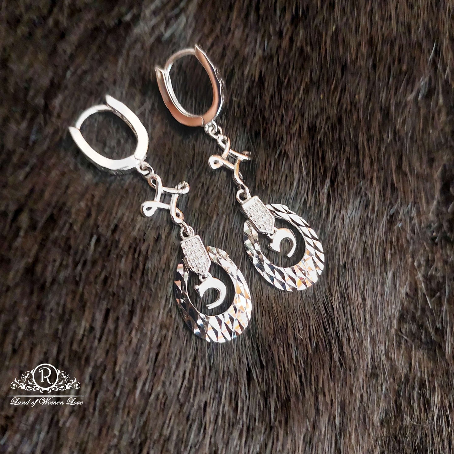 Silver Hanging Earrings-S601