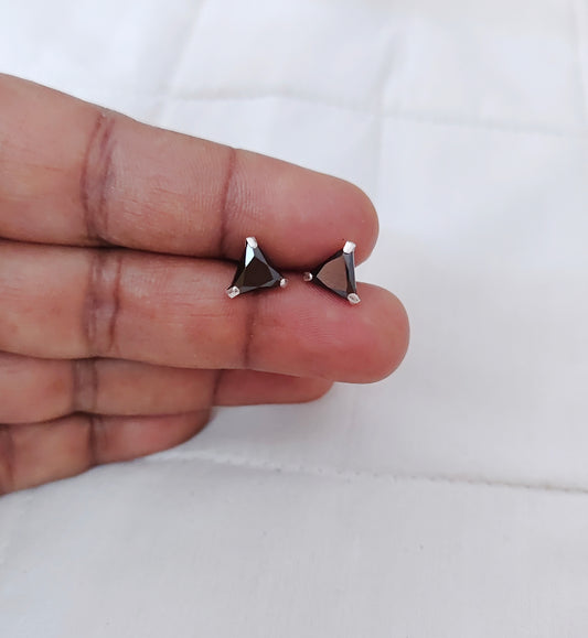 Silver earrings with nose pins - RCD207