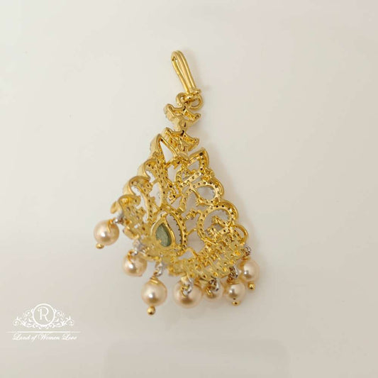 Silver Diamond Replica Design CZ-Stones Tikkas-RCCP40