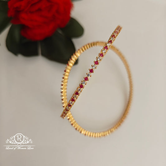 92.5 silver simple and Cute Bangles - RCBG06