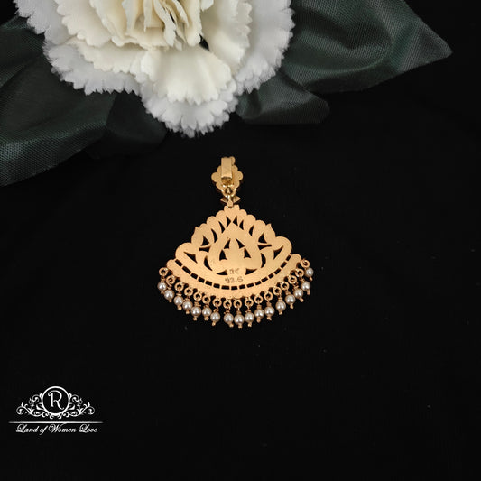 92.5 silver simple and Cute pendant with hangings-RCH925