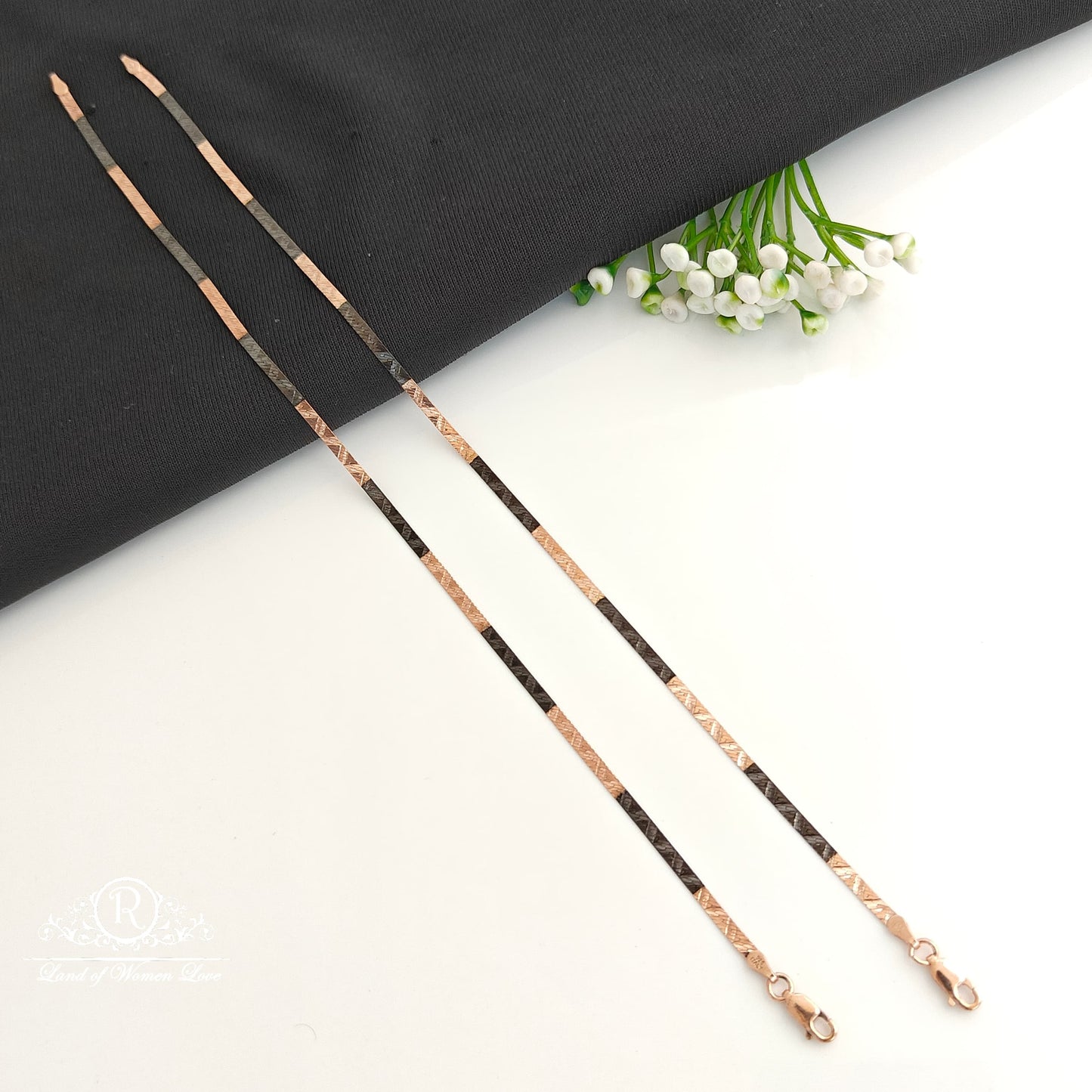 chain silver anklets -rcra111 92.5 silver ramala jewelry / ramala collections