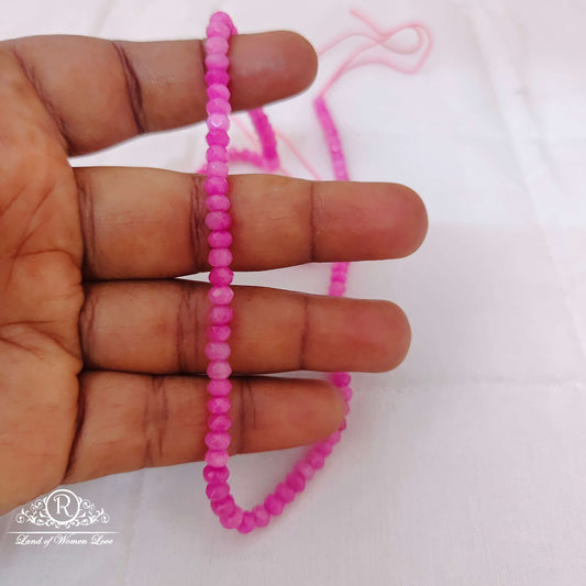 High quality 4mm gemstone round cutting beads -RCMJ33