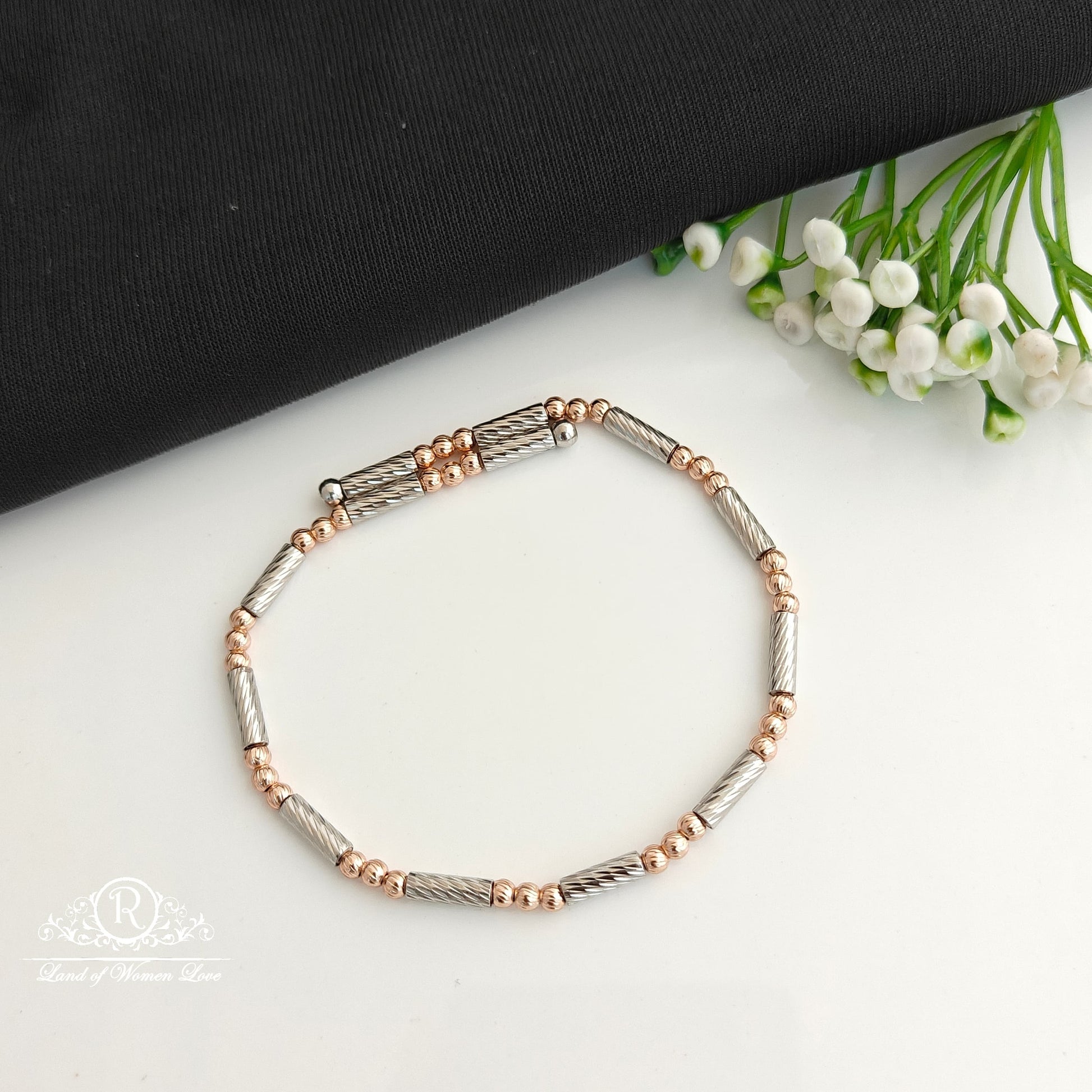 bracelet silver magnetic bracelet -rcra112 92.5 silver ramala jewelry / ramala collections