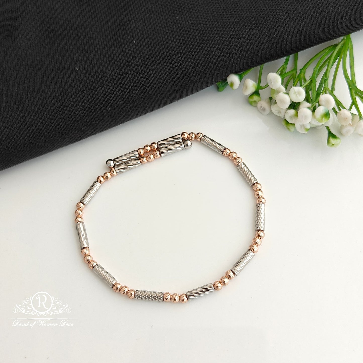 bracelet silver magnetic bracelet -rcra112 92.5 silver ramala jewelry / ramala collections