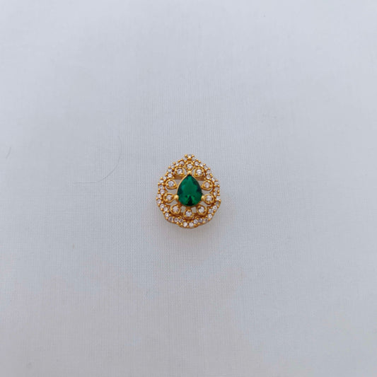 silver cz-stone side lockets -rcd375 cz 92.5 silver ramala jewelry / ramala collections