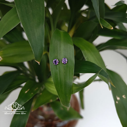 earrings 92.5 silver simple and cute earrings - rchs49-05 92.5 silver ramala jewelry / ramala collections