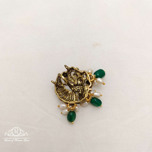 Silver small victorian pendant -RCC092