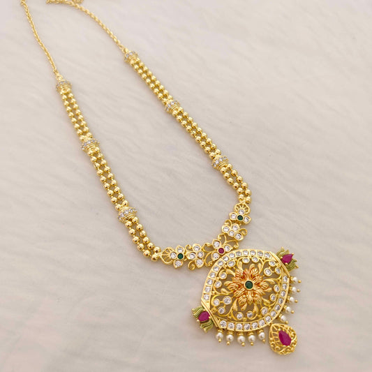 necklace silver light weight necklace -rct47 92.5 silver ramala jewelry / ramala collections