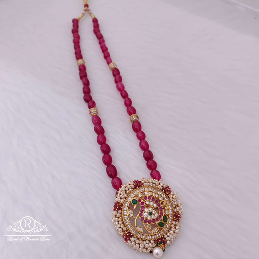 pendant silver ruby chain with pendant -rch345 ruby 92.5 silver ramala jewelry / ramala collections