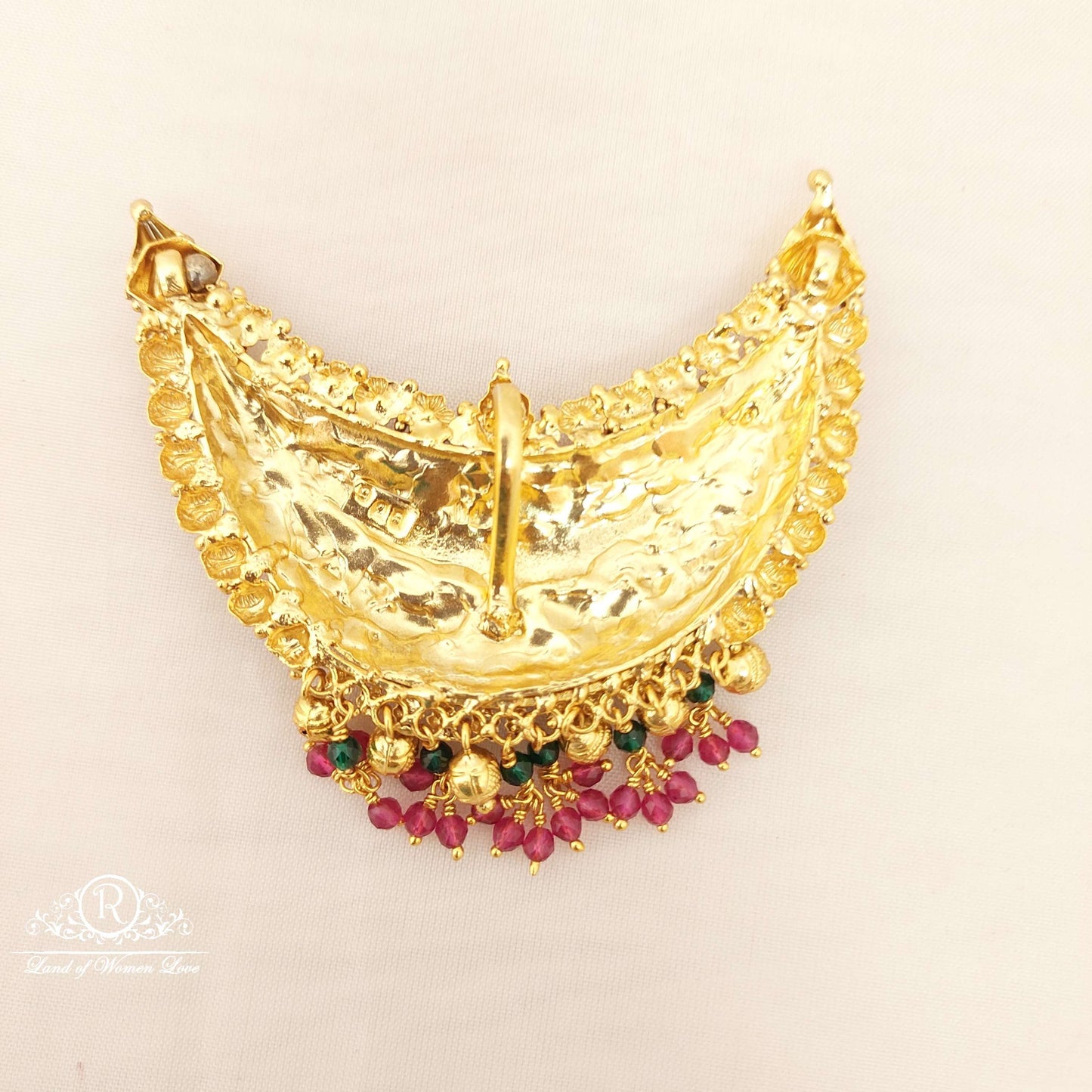 Silver With Antic Finish Locket-V022