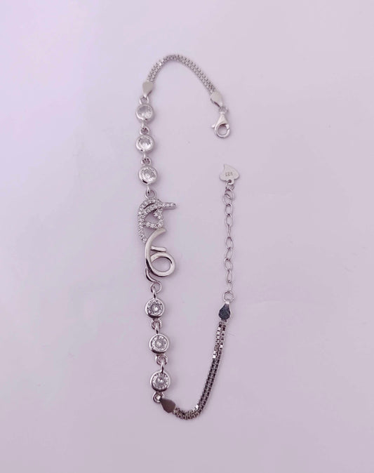 Silver bracelet design -RCG151
