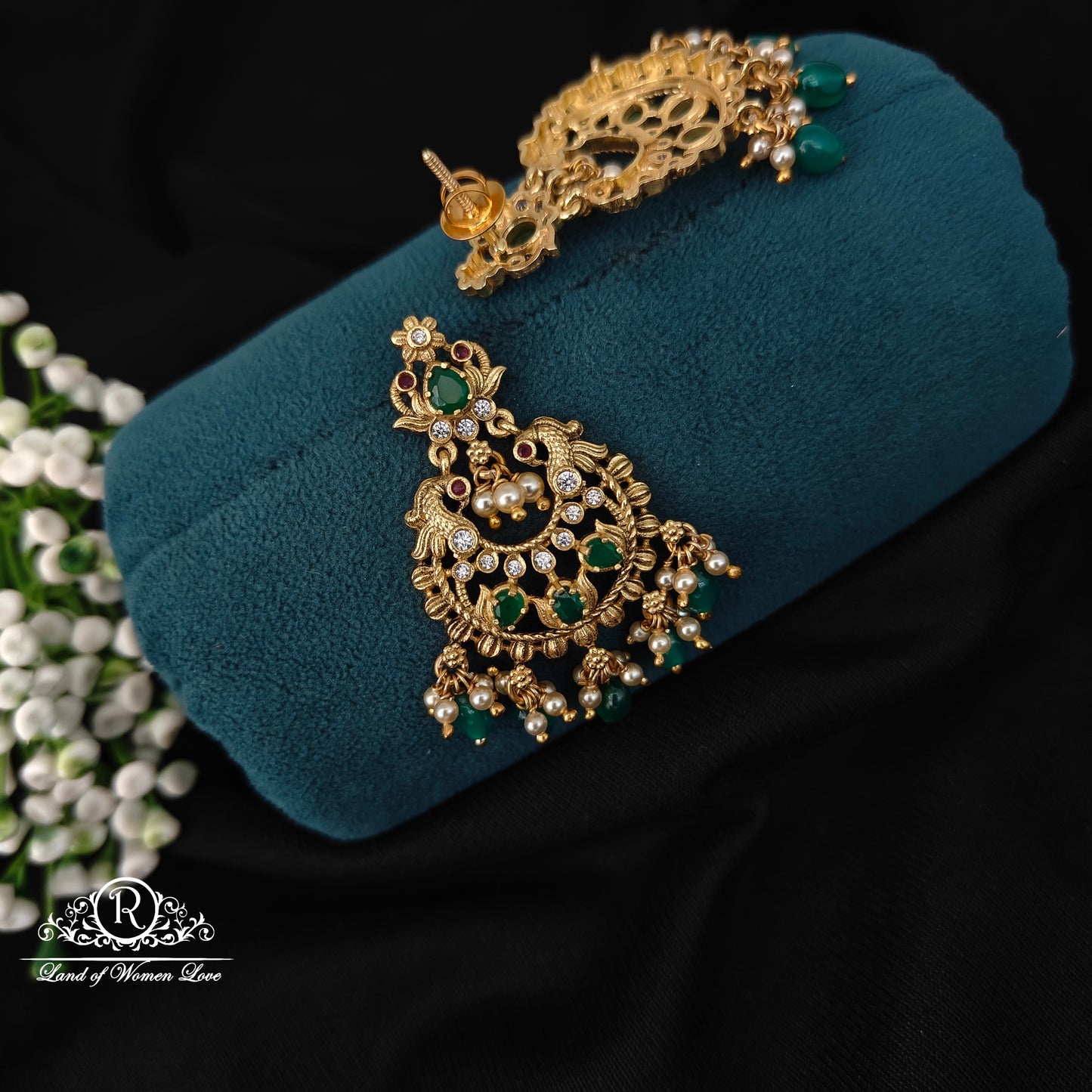 92.5 silver simple and Cute earrings - RCM1177