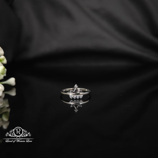 ring silver rodhium polish finger ring-rcra51 92.5 silver ramala jewelry / ramala collections