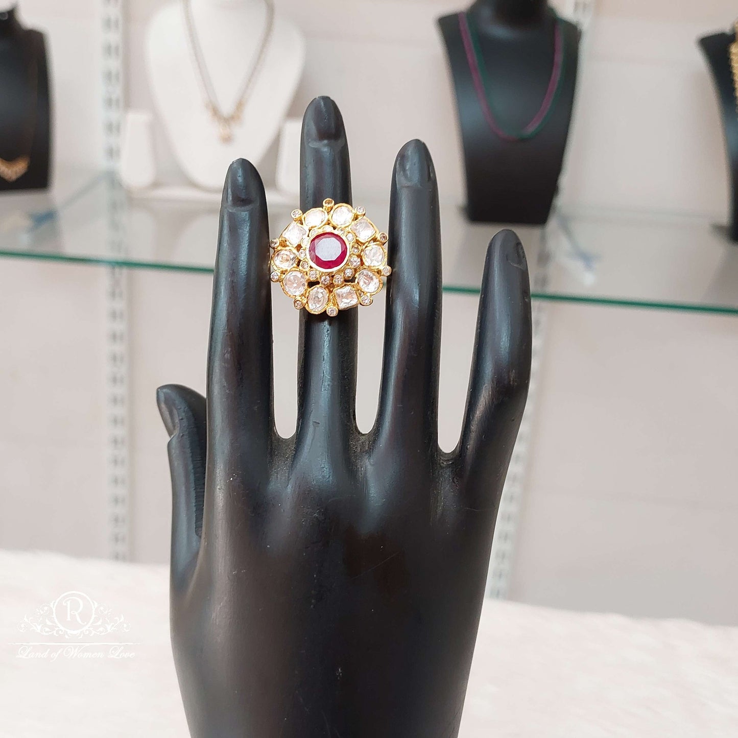 Silver Finger Ring-S819