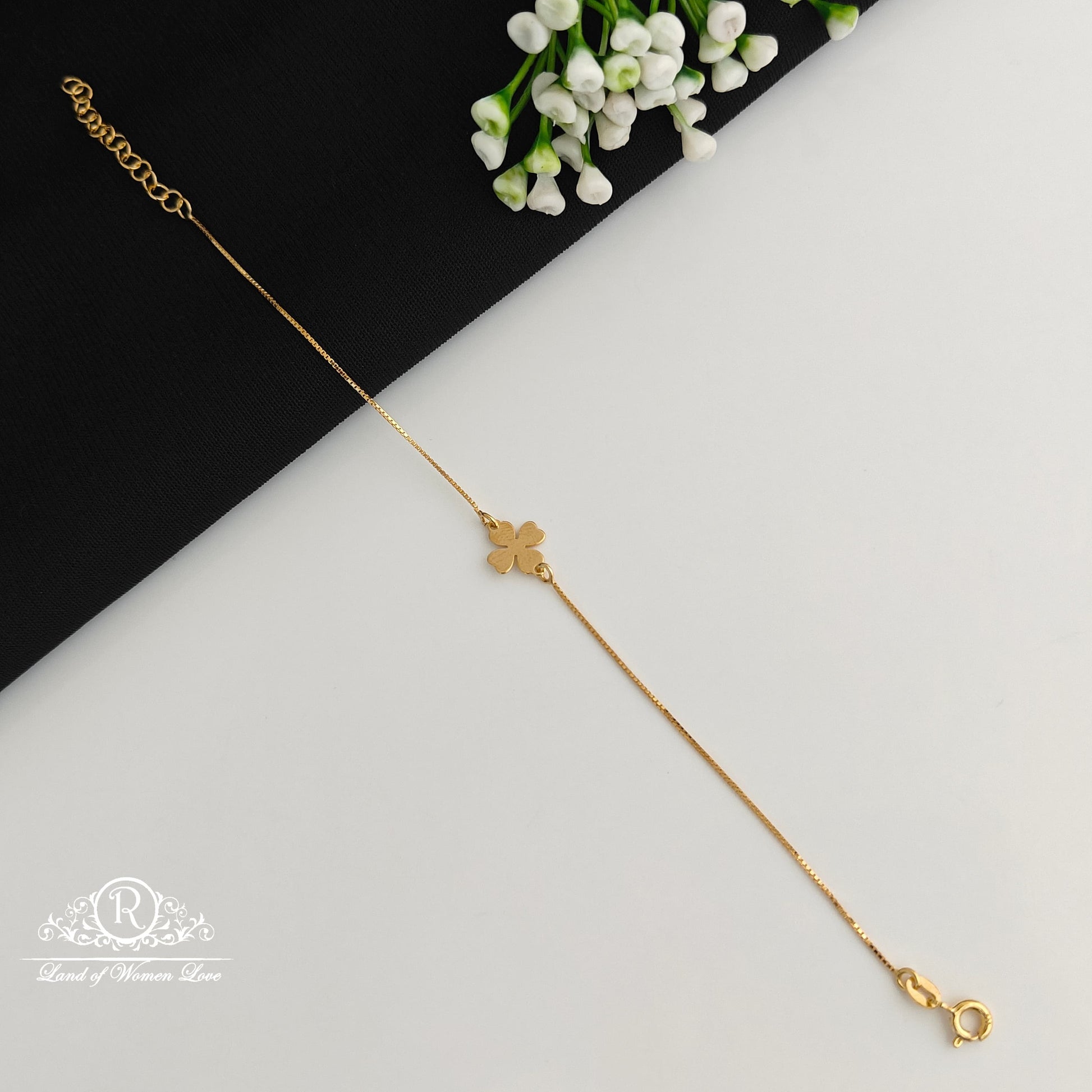 chain silver gold plated bracelets-rcrb23-7 92.5 silver ramala jewelry / ramala collections