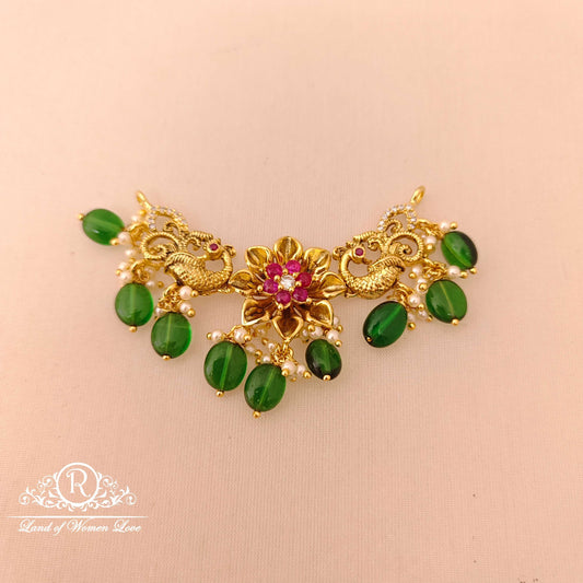 choker silver kids chocker peacock design -rcdr327 92.5 silver ramala jewelry / ramala collections