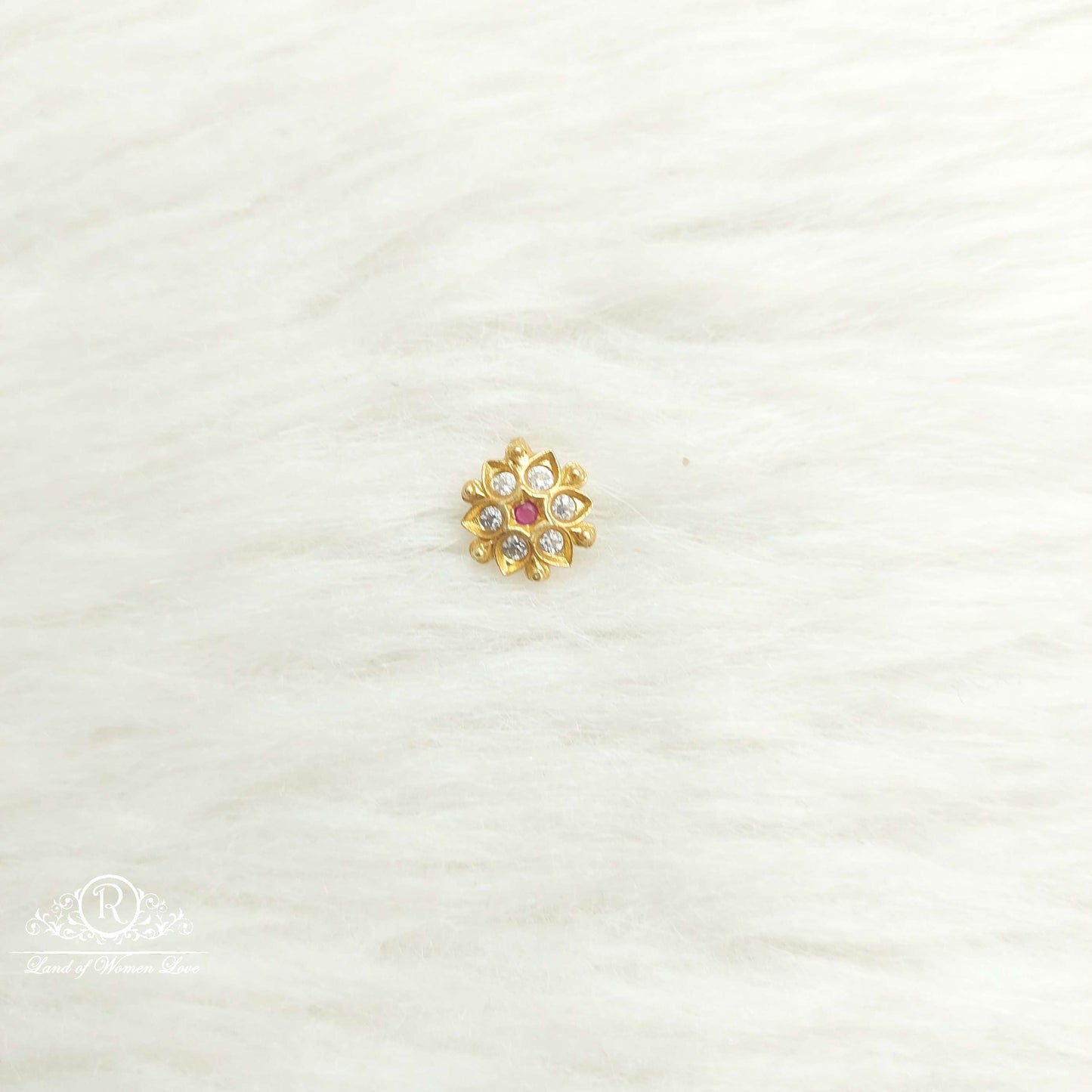 nose pin silver nose pins-sa506-8 92.5 silver ramala jewelry / ramala collections