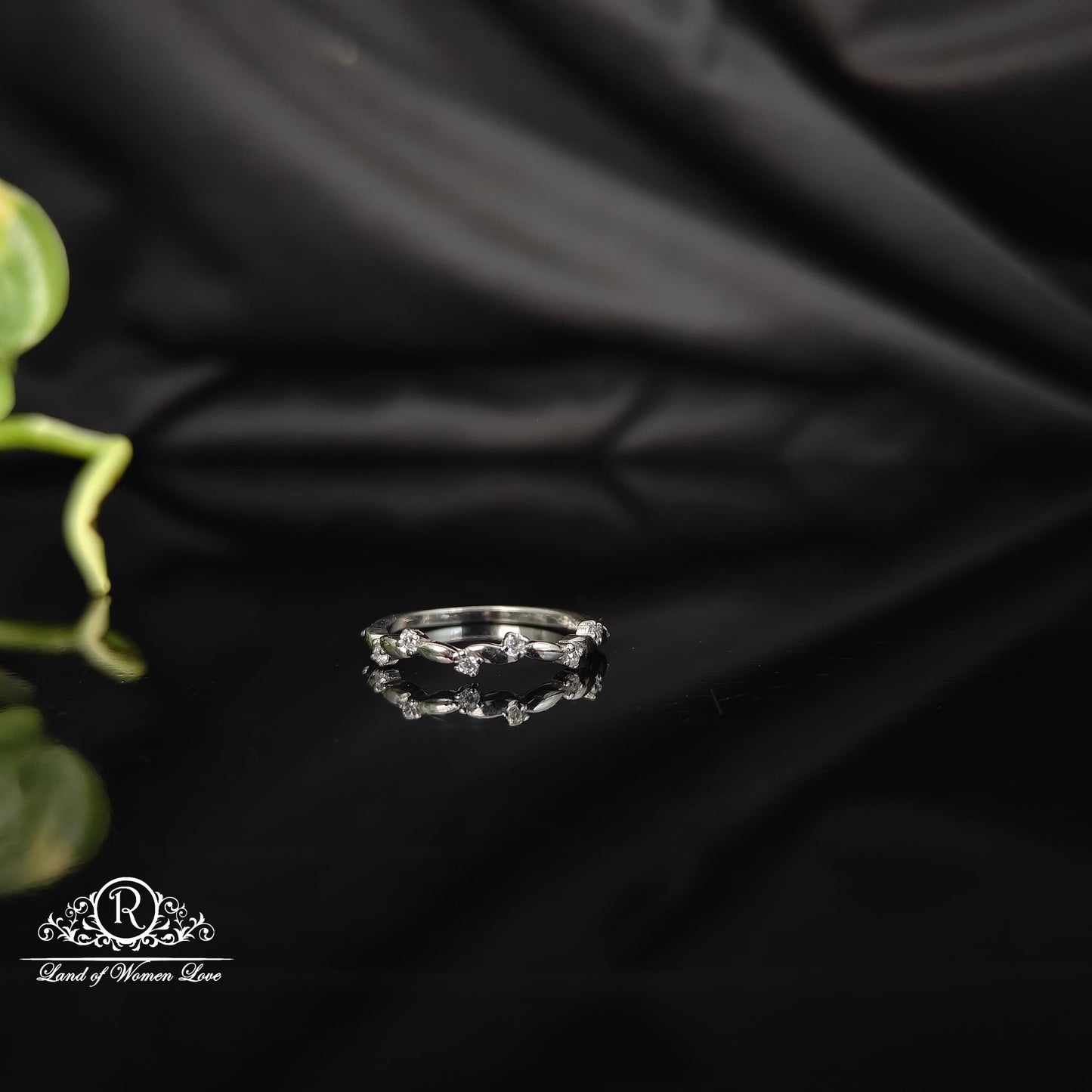 ring silver rodhium polish finger ring-rcra71 92.5 silver ramala jewelry / ramala collections