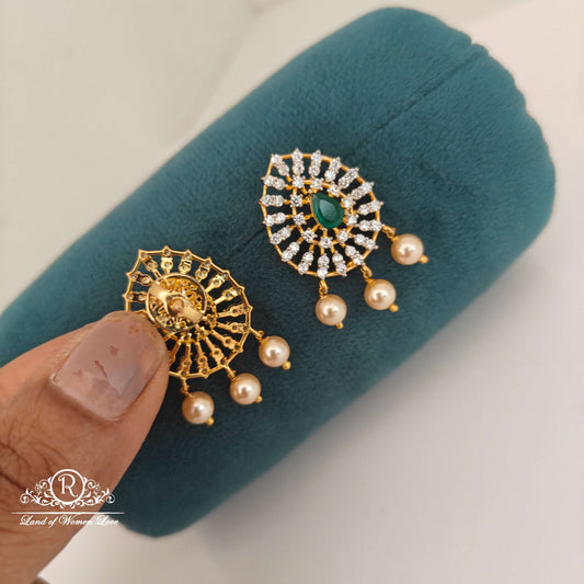 Diamond finishing Replica Silver Studs-RC94-90CP016