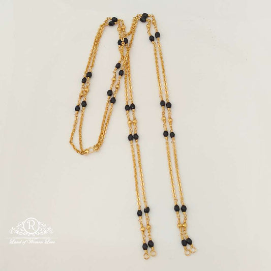 silver black beads design-rck207 92.5 silver ramala jewelry / ramala collections