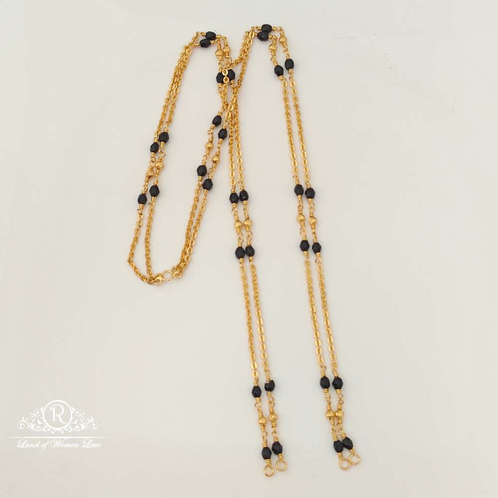 silver black beads design-rck207 92.5 silver ramala jewelry / ramala collections