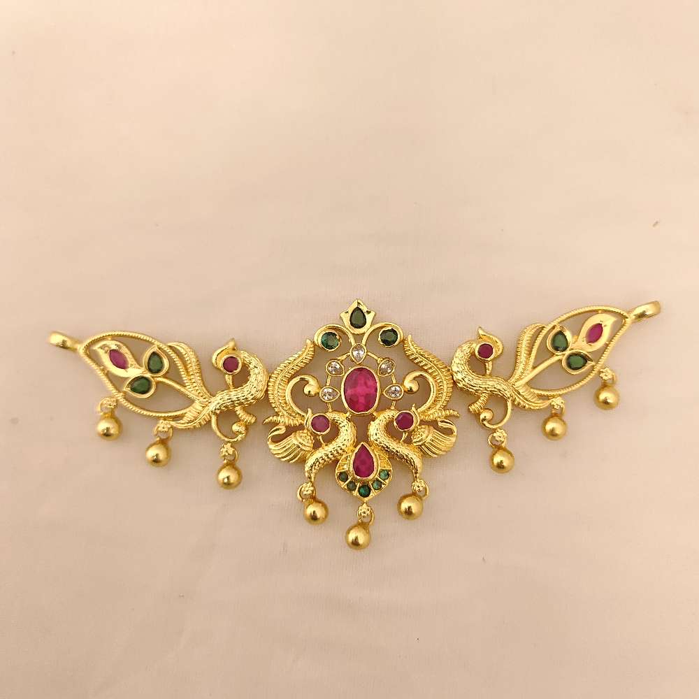 Silver Peacock Design Chocker-JR128