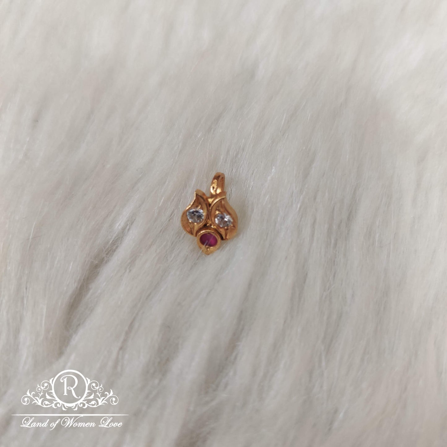 silver nose pins-ra73 92.5 silver ramala jewelry / ramala collections