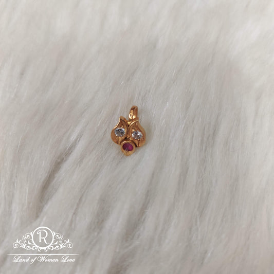 silver nose pins-ra73 92.5 silver ramala jewelry / ramala collections