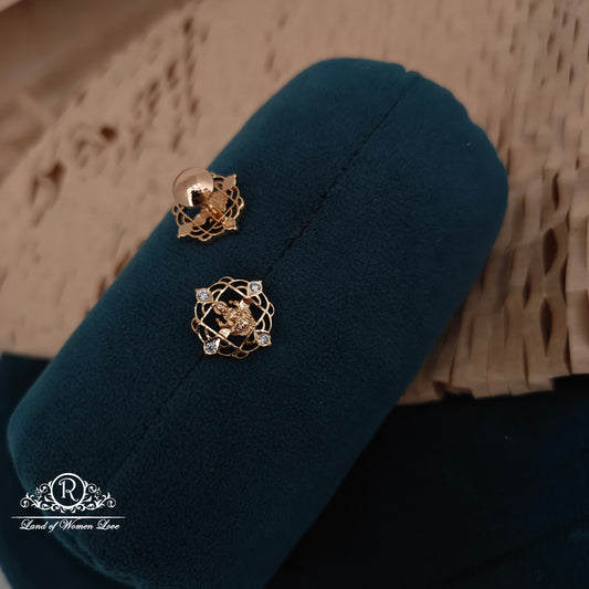 92.5 silver simple and Cute earrings -RC061M429