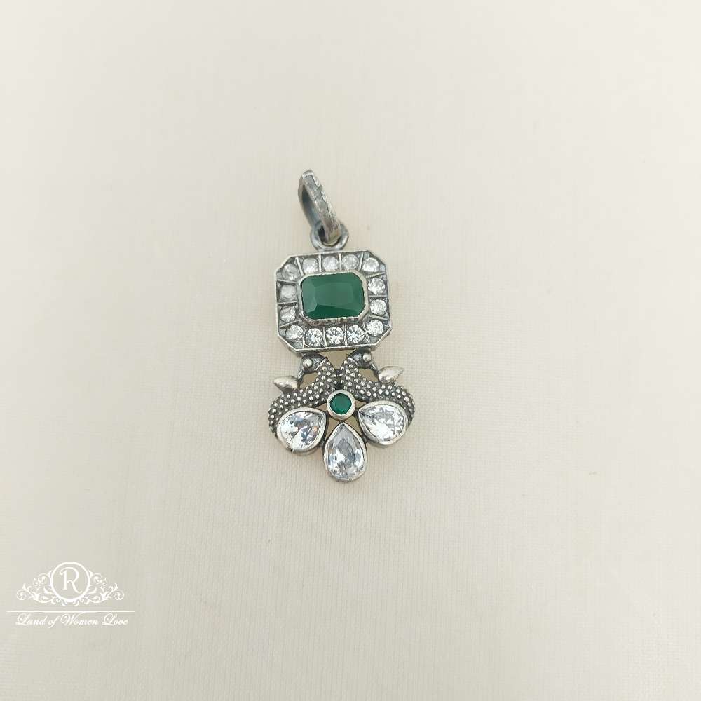 silver peacock design locket-m306 92.5 silver ramala jewelry / ramala collections