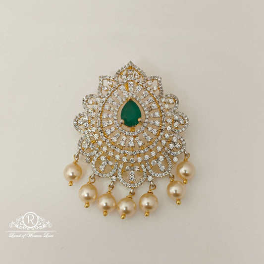 pendant silver diamond replica design cz-stones pendant-rccp53 cz 92.5 silver ramala jewelry / ramala collections