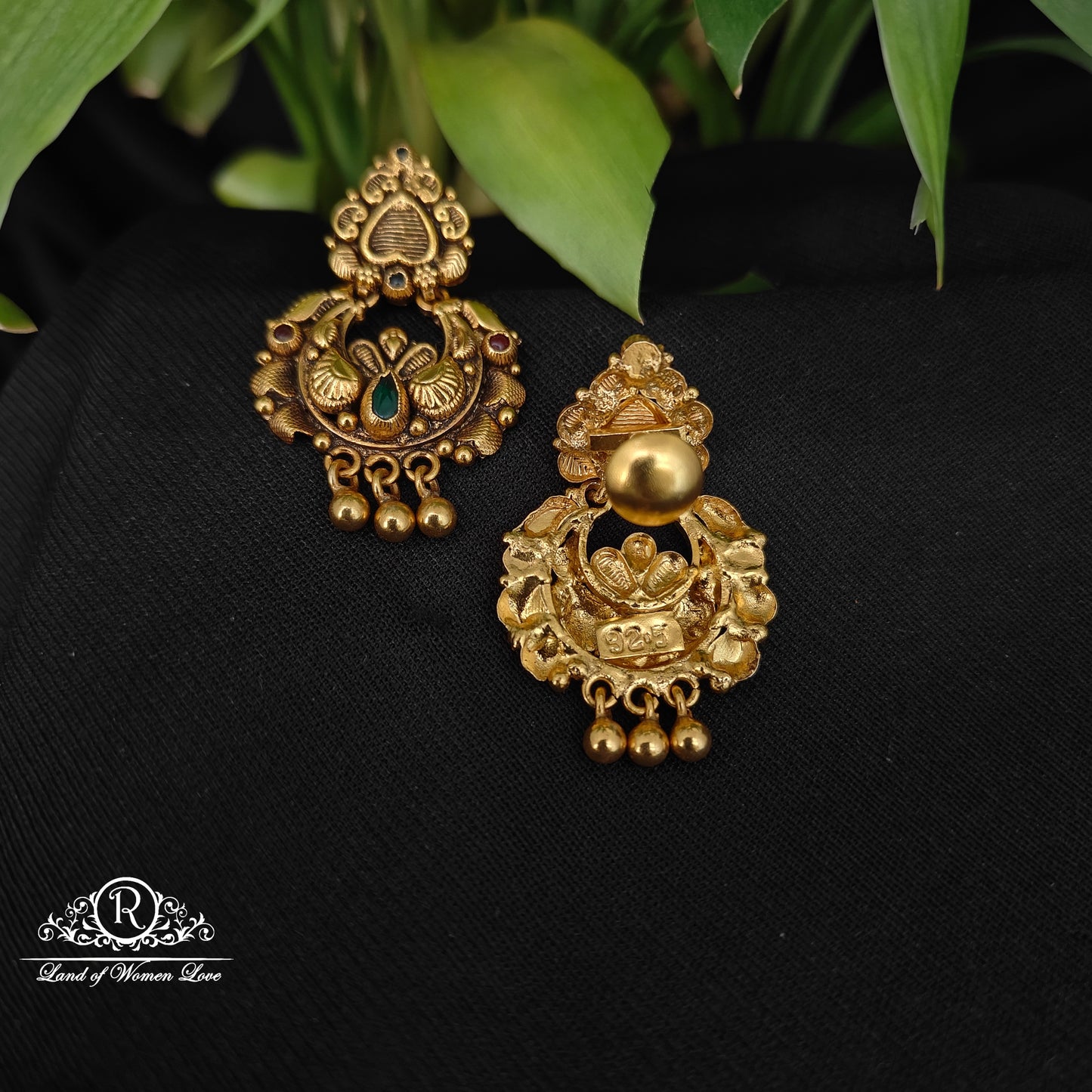 92.5 silver simple and Cute earrings - RCDS0585