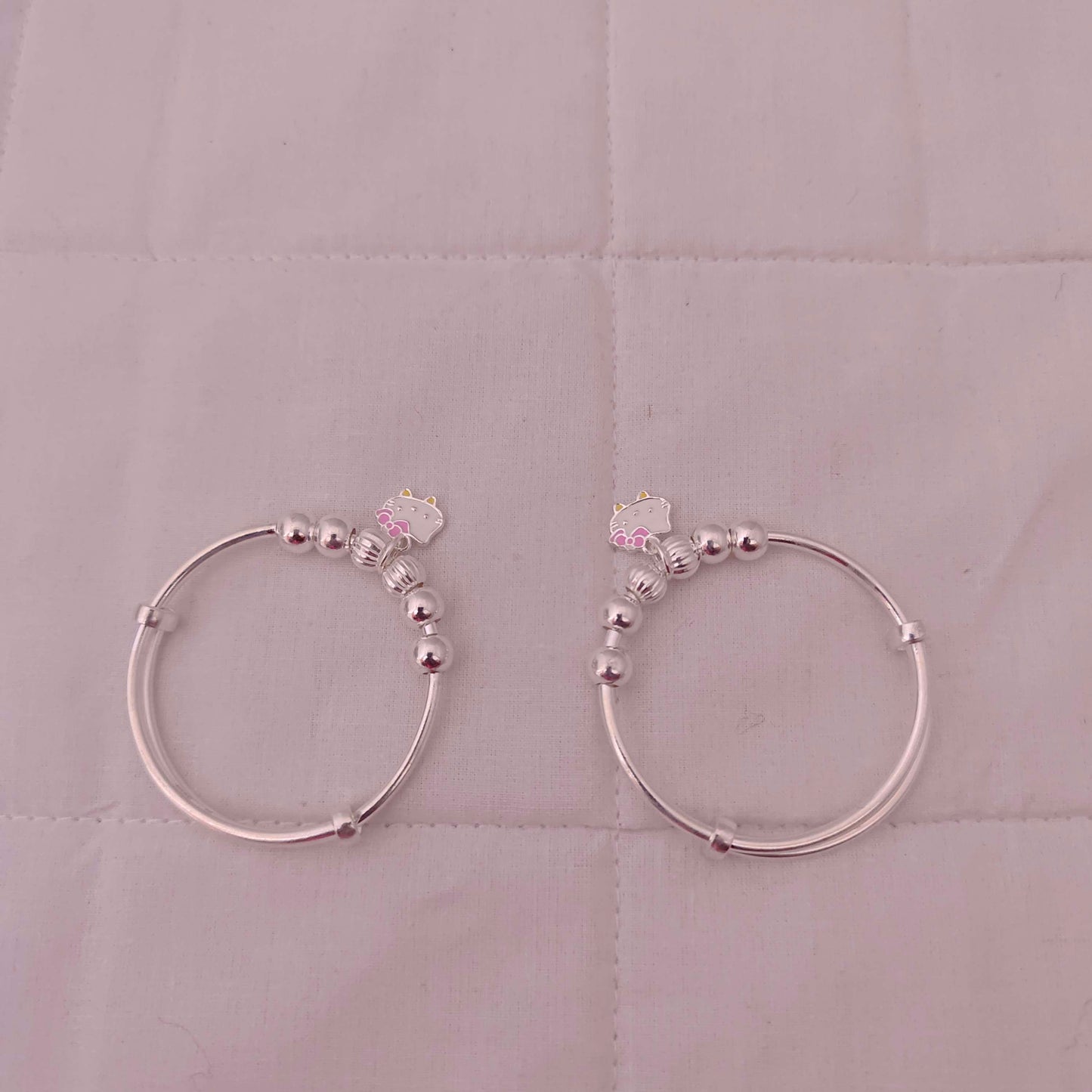 silver anklets children pattern designs -rcg067 92.5 silver ramala jewelry / ramala collections