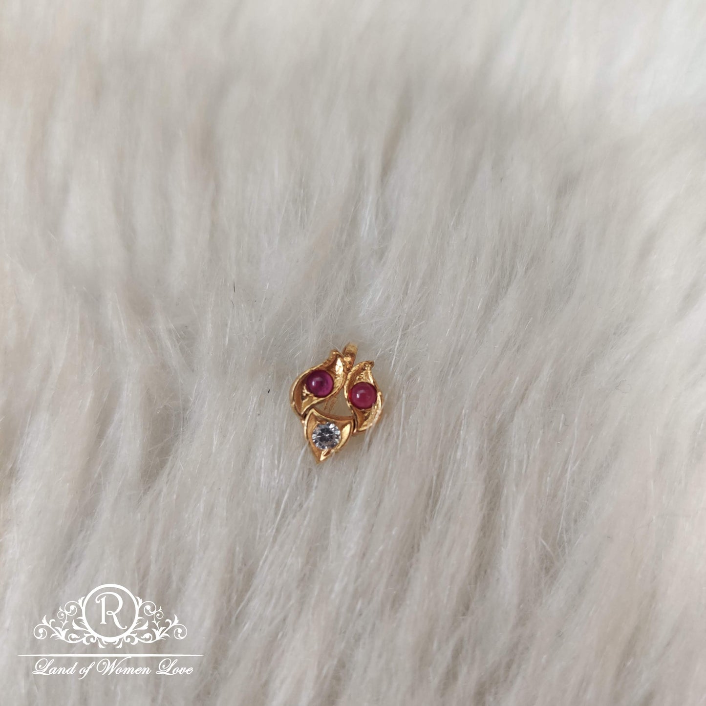 silver nose pins-ra69 92.5 silver ramala jewelry / ramala collections