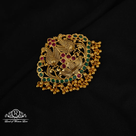 pendant 92.5 silver peacock design pendant-rccp422 cz 92.5 silver ramala jewelry / ramala collections