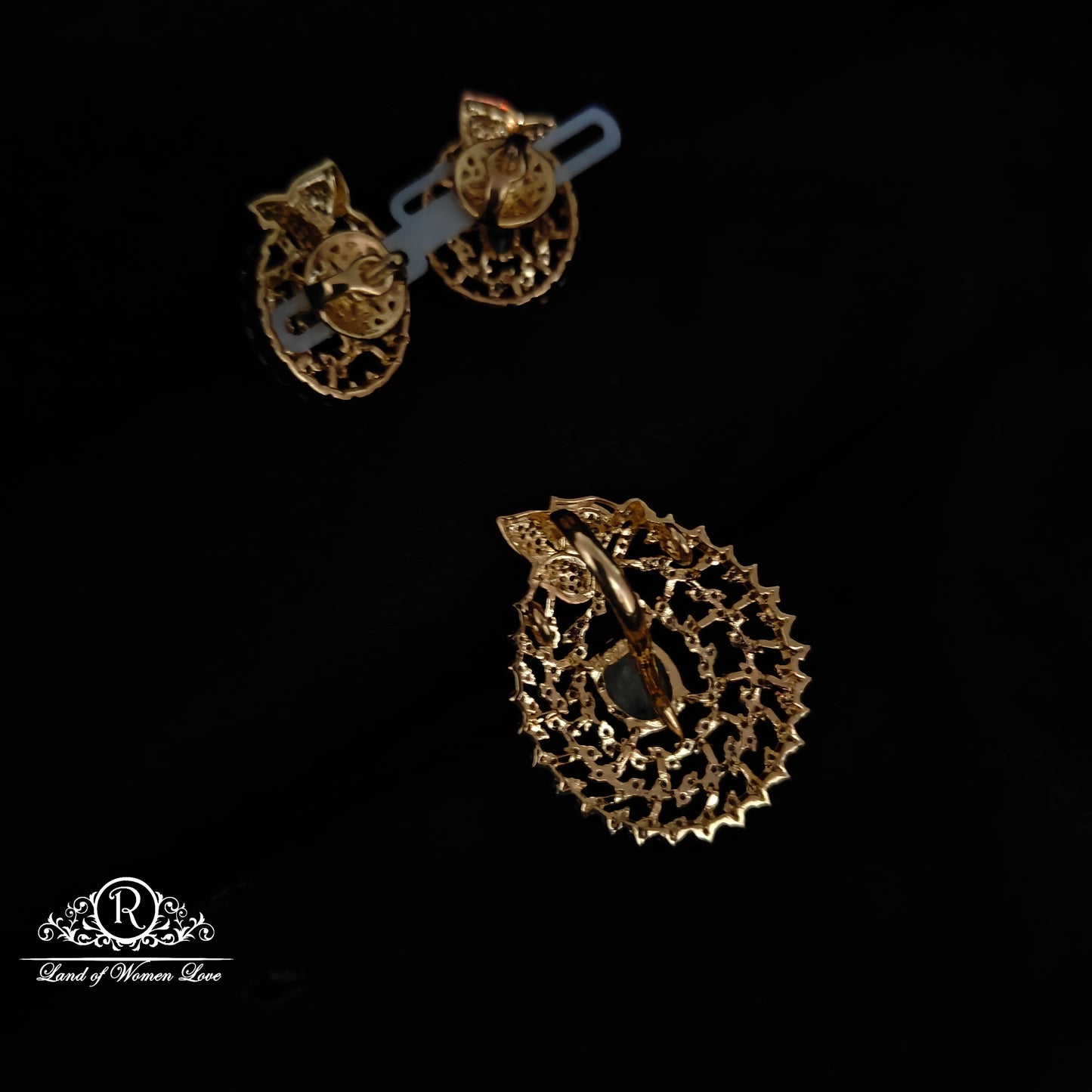 Silver CZ- stone pendant -RCDS419